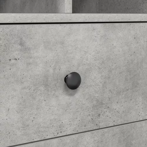  Asztal fiókkal polcokkal tárolóval 2 pcs Beton Szürke