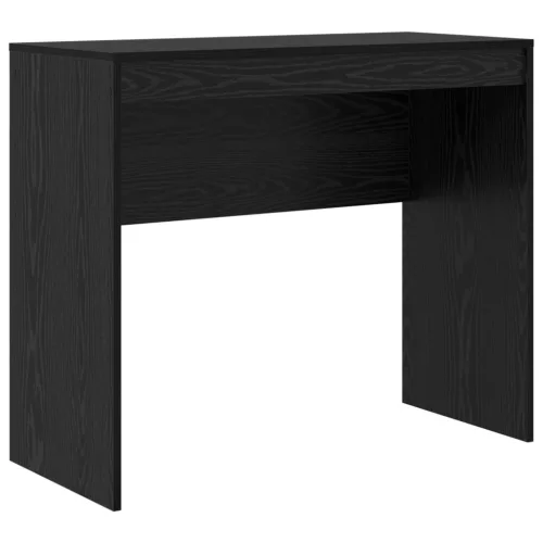  Asztal fiókkal polcokkal tárolóval 2 pcs Fekete tölgy