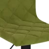  2 db világoszöld bársony bárszék