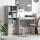  Asztal fiókkal polcokkal tárolóval 2 pcs Beton Szürke