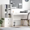  Asztal fiókkal 2 pcs Fehér