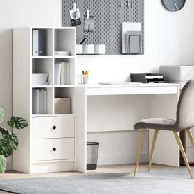  Asztal fiókkal 2 pcs Fehér
