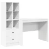  Asztal fiókkal 2 pcs Fehér