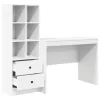  Asztal fiókkal 2 pcs Fehér