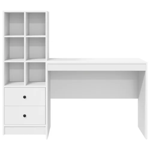  Asztal fiókkal 2 pcs Fehér