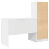  Asztal fiókkal 2 pcs Fehér