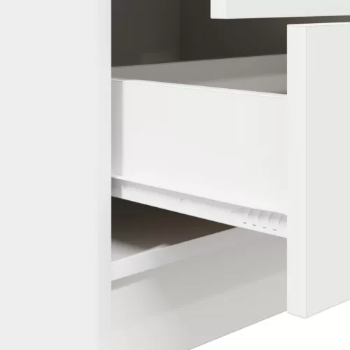  Asztal fiókkal 2 pcs Fehér