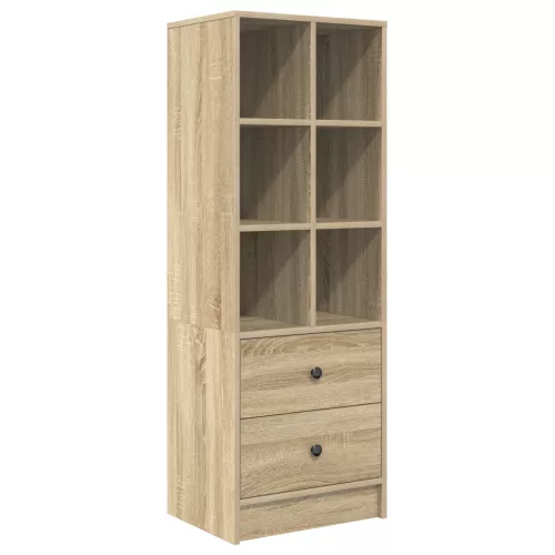 Asztal fiókkal 2 pcs Sonoma tölgy