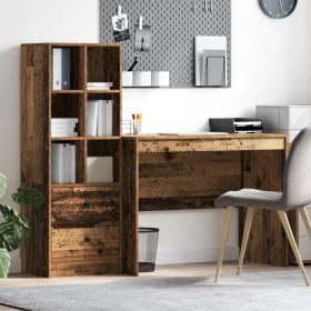  Asztal fiókkal 2 pcs Öreg fa