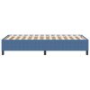  Boxspring Ágy Kék 80x200 cm Cordurany Anyag