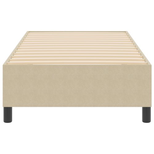  Boxspring Ágy Light Green Grey 80x200 cm Corduroy Szövet