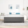  Boxspring Ágy Mattal - Világosszürke, Szuper King Size, Bordás Szövet