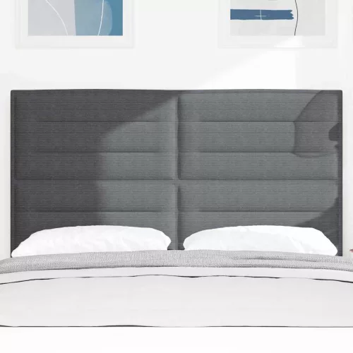  Fejtámla fejtámlával Sötétszürke 160 cm Műbőr