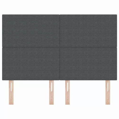  Fejtámla fejtámlával Sötétszürke 160 cm Műbőr