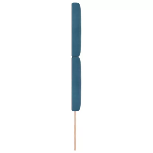  Fejtámla Kristály Gombos Tuftált Sötétkék 80 cm Bársony