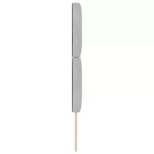  Fejtámla Kristálygombokkal Tűzött Világosszürke 160 cm Bársony