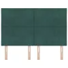  Fejtámla fejtámlával Sötétzöld 144 cm Bársony