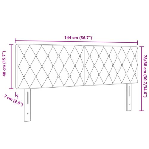  LED fejvég kristály gombbal tuftált világosszürke 72 cm bársony