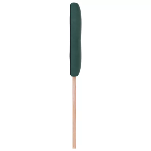  LED Fejtámla Gombos Mintázat Sötét Zöld 90 cm Bársony