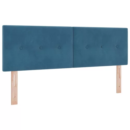  LED ágytámla LED -es lámpákkal Kék 144 cm Poliészter