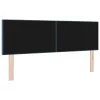  LED ágytámla LED -es lámpákkal Kék 144 cm Poliészter
