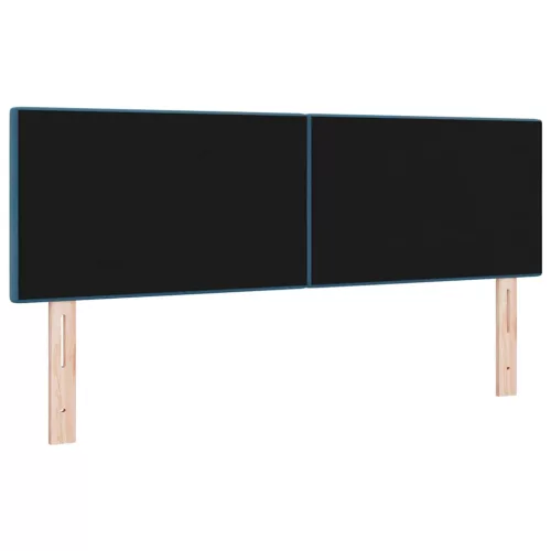  LED ágytámla LED -es lámpákkal Kék 144 cm Poliészter