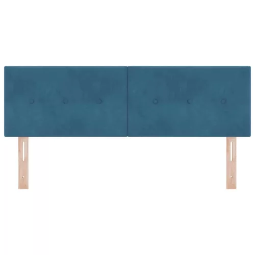  LED ágytámla LED -es lámpákkal Kék 160 cm Poliészter