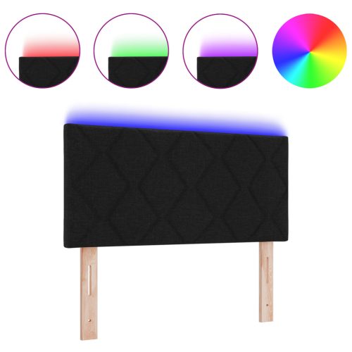  LED Fejtámla Gyémánt Blokk Dizájn Fekete 90 cm Szövet