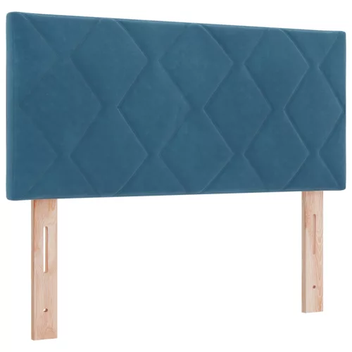  LED Hátfal Gyémánt Blokkok Dizájn Sötét Kék 90 cm Bársony