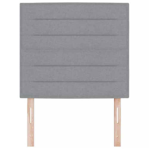  LED ágytámla LED -es lámpákkal Világosszürke 80 cm Poliészter