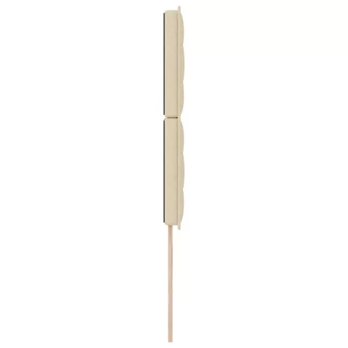  LED ágytámla LED szalagokkal fejtámlával Krém 80 cm szövet