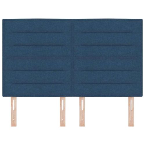  LED ágytámla LED -es lámpákkal Kék 144 cm Poliészter