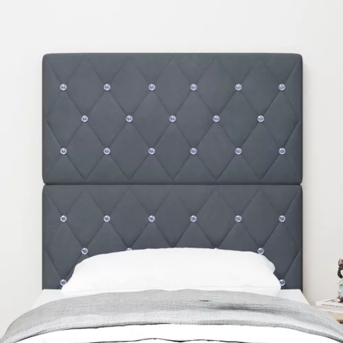  LED fejtámla Sötétszürke 80 cm Bársony