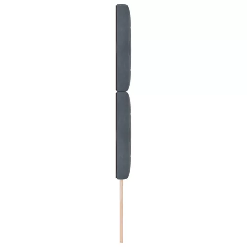 LED fejtámla Sötétszürke 80 cm Bársony