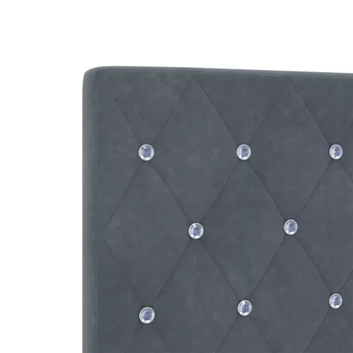  LED fejtámla Sötétszürke 80 cm Bársony
