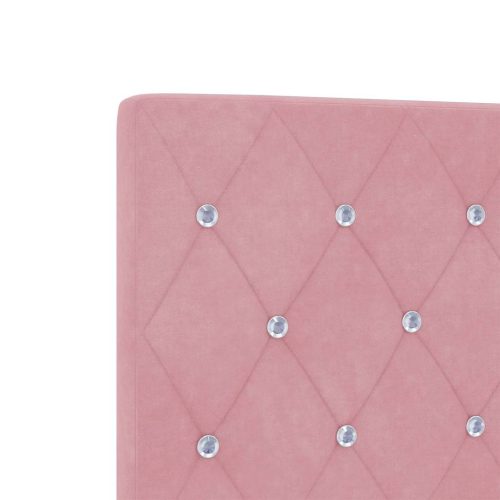  LED ágytámla LED -es lámpákkal Rózsaszín 200 cm Poliészter