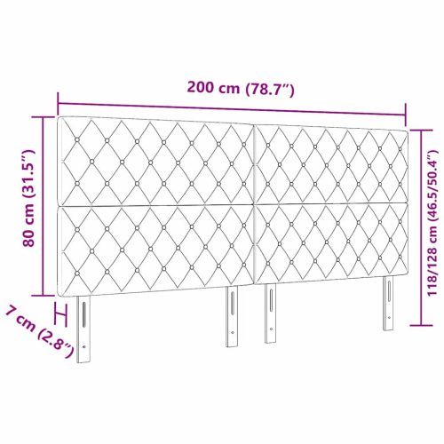  LED ágytámla LED -es lámpákkal Rózsaszín 200 cm Poliészter