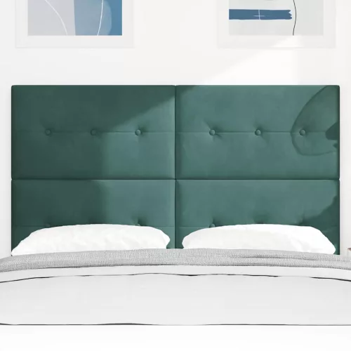  LED ágytámla LED -es lámpákkal Zöld 144 cm Poliészter