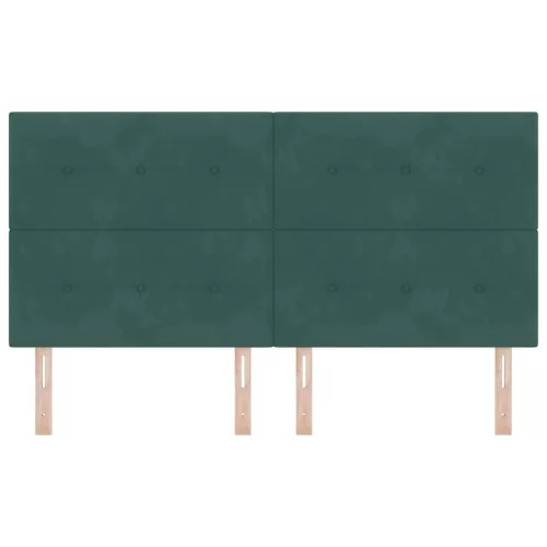  LED ágytámla LED -es lámpákkal Zöld 180 cm Poliészter