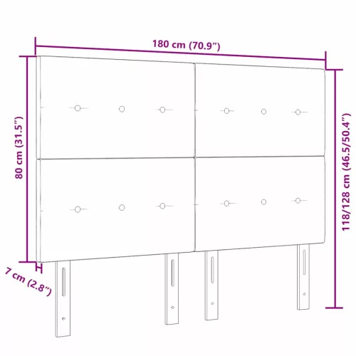  LED ágytámla LED -es lámpákkal Zöld 180 cm Poliészter