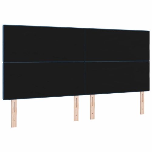  LED ágytámla LED -es lámpákkal Kék 200 cm Poliészter