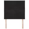  LED ágytámla Fekete 90 cm Bársony