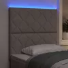  LED ágytámla Tópszínű 100 cm szövet