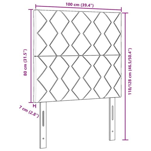  Fejtámla Krém 100 cm szövet
