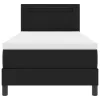  Boxspring Ágy Matrac - Fekete, Egyszemélyes, Műbőr
