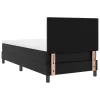  Boxspring Ágy Matrac - Fekete, Egyszemélyes, Műbőr