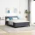  Boxspring Ágy Matrac Ezüst Szürke 160x200 cm Bársonyos