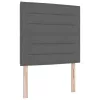  Boxrugós ágy matracmal Sötétszürke 90 x 200 cm szövet