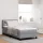  Boxspring Ágy Matrac Esetén - Világosszürke - 90 x 190 cm - Szövet