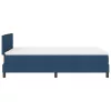  Boxspring Ágy Mattress-szel és LED Kék 120x200 cm Szövet